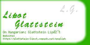 lipot glattstein business card